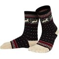 Knitido Hossa Cotton & wool socks Black beige