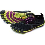 Vibram FiveFingers V-RUN de mujeres Negro/amarillo/violeta