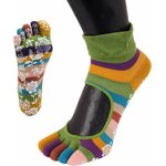 TOETOE Anti-Slip Serene Verde a rayas