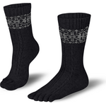 Knitido Merino & Cashmere Snowflakes Negro