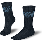 Knitido Merino & Cashmere Snowflakes Gris ceniza (Anthracite)
