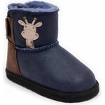 Dodo Shoes Merino Fur botas de invierno Jirafa/Cobalt