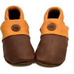 ZeaZoo KIWI Dots with suede sole Marrón-naranja