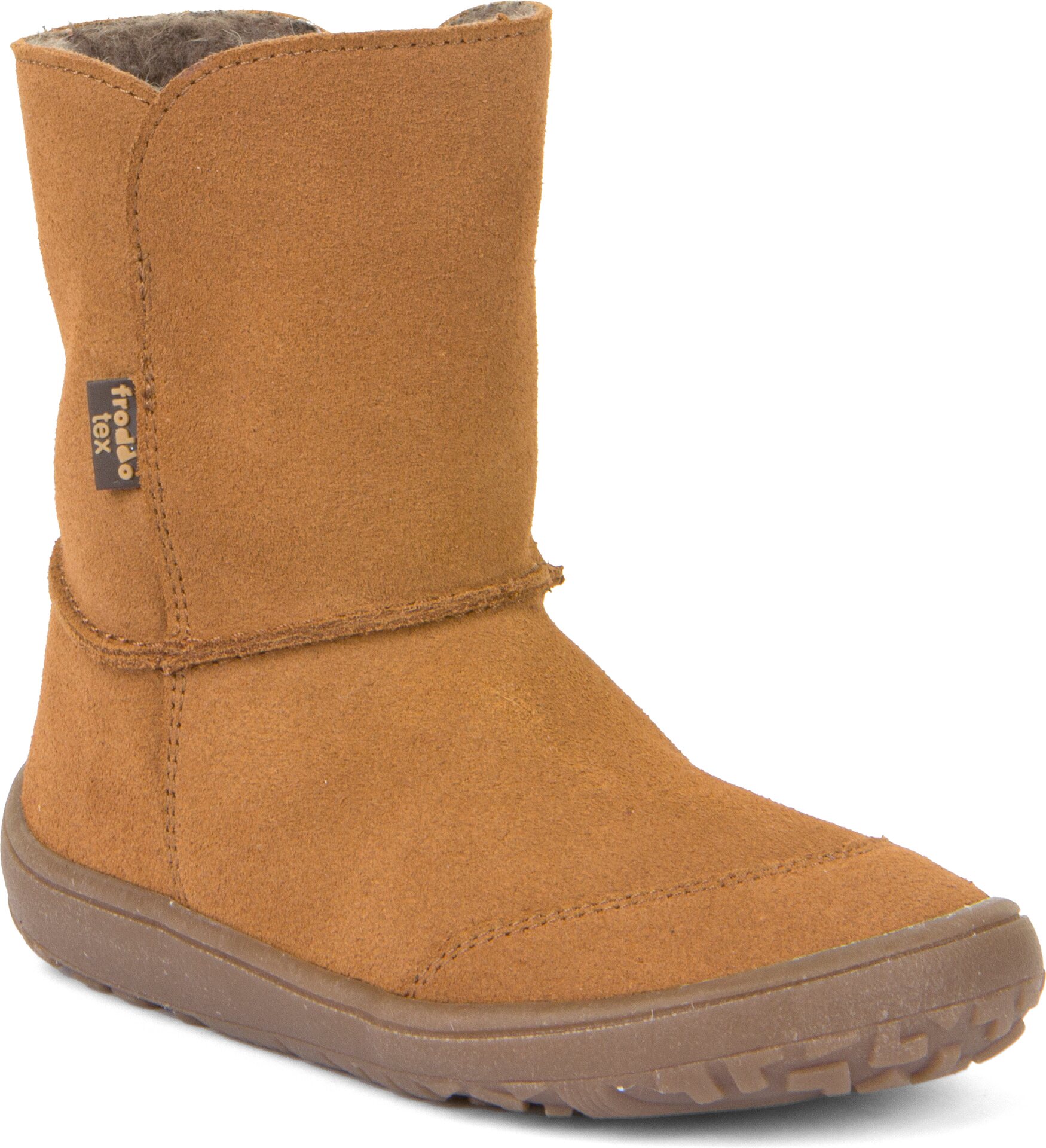 Froddo Barefoot Barefoot Tex Suede Konjaksbrun