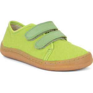 Froddo Barefoot 子供用 canvas sneakers, Lime, 23