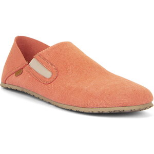 Froddo Barefoot canvas pantofle do interiéru, Světlá oranžová, 38
