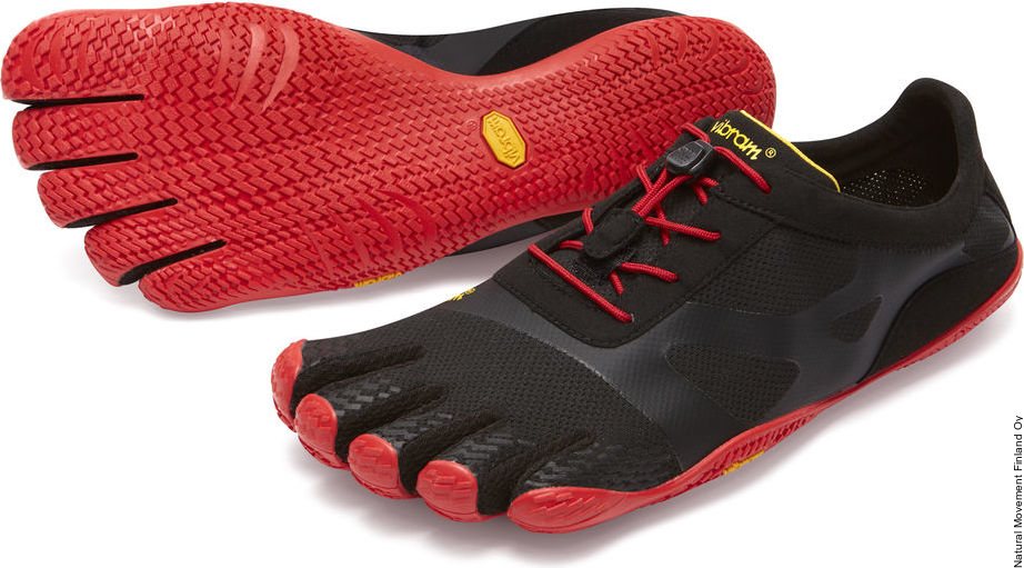 Vibram FiveFingers KSO EVO för herrar Svart / röd
