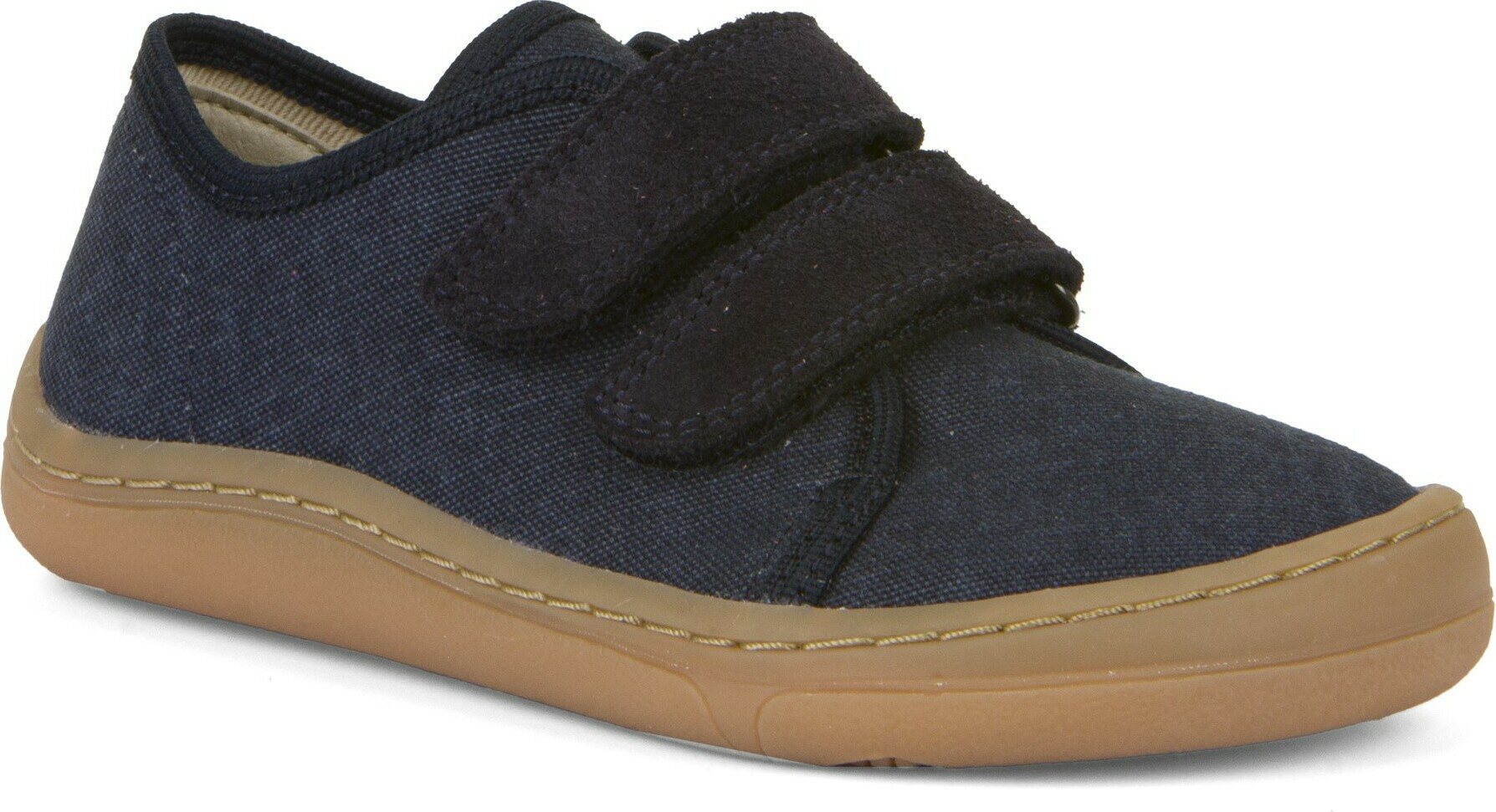 Froddo Barefoot 子供用 canvas sneakers ネイビーブルー