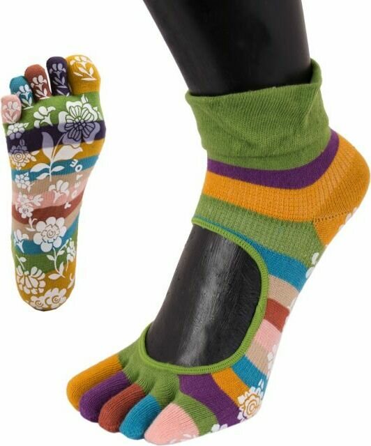 TOETOE Anti-Slip Serene Grön Randig