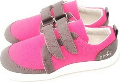 Beda Barefoot laste sneakers Raspberry