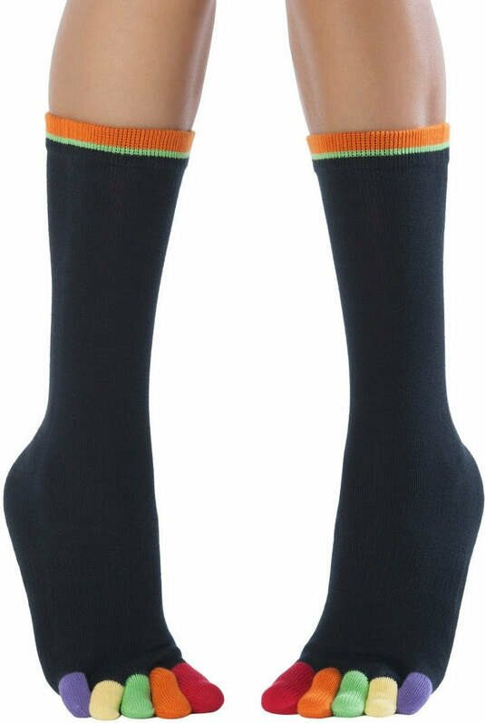Knitido Rainbows Mid-Calf Happy Toes