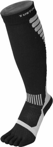 TOETOE Compression Knee-High Schwarz-grau