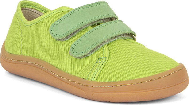Froddo Barefoot 子供用 canvas sneakers Lime
