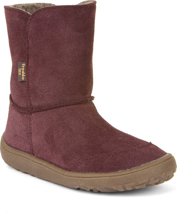 Froddo Barefoot Barefoot Tex Suede Vinröd