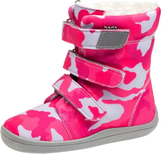 Beda Barefoot laste talvekummikud Roosa