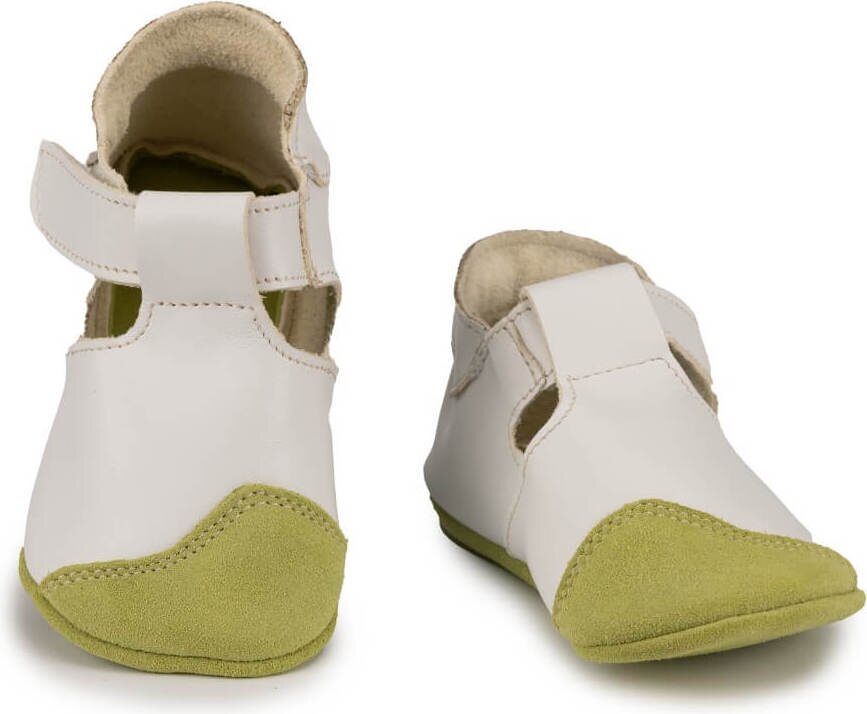 ZeaZoo Colibri (suede sole) Blanc/Lime