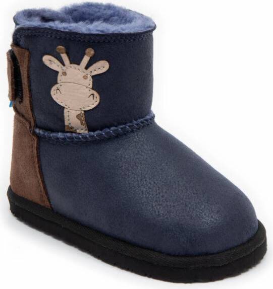 Dodo Shoes Merino Fur talvekummikud Kaelkirjak/Cobalt