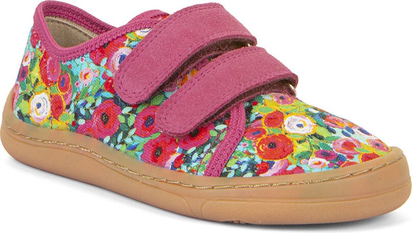 Froddo Barefoot children's Sneakers, Patterned Flowers