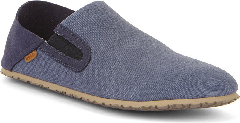 Froddo Barefoot canvas inomhustofflor Blå