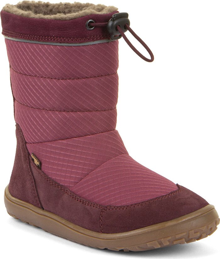 Froddo Barefoot UP TEX Snow Wool Vinröd