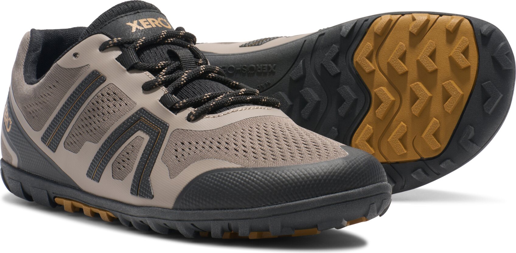 Xero Shoes Mesa Trail II för herrar Fallen Rock Black