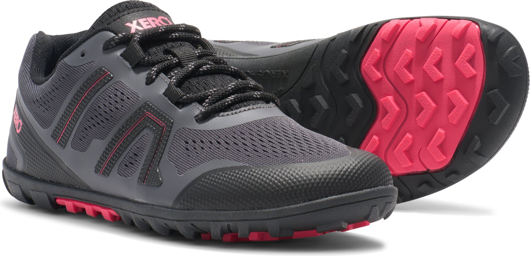 Xero Shoes Mesa Trail II för damer Asphalt Raspberry