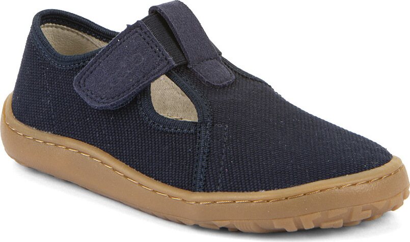 Froddo Barefoot Canvas T-bar Mörkblått