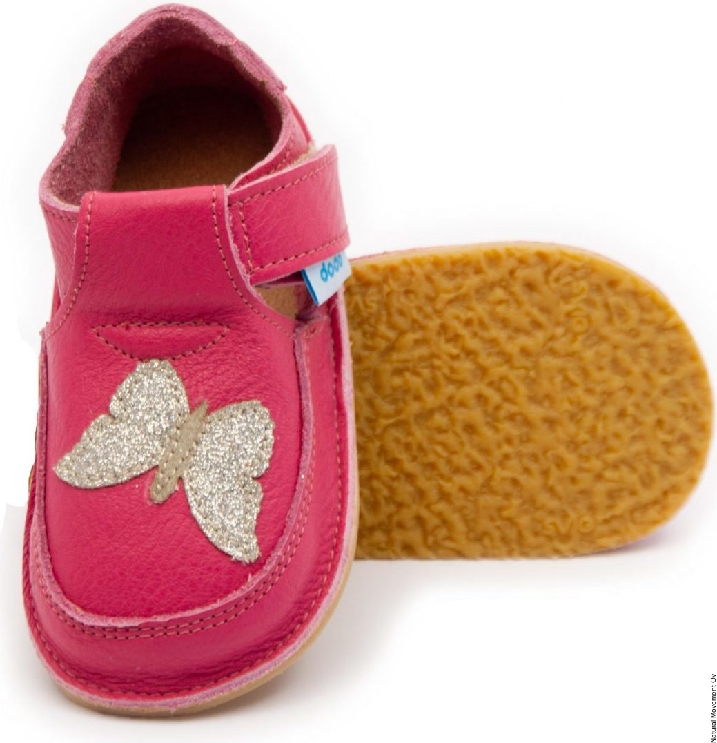 Dodo Shoes barn skor Sparkling Butterfly / Orchid