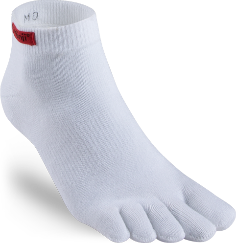 Injinji Sport Original Weight Mini-Crew Valge