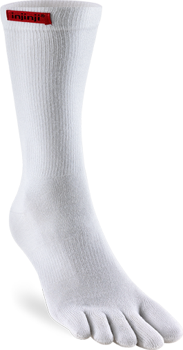 Injinji Sport Original Weight Crew Valge
