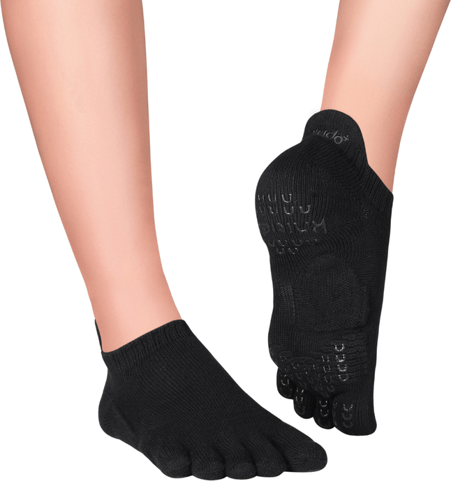 Knitido Sora Non Slip Pilates and Yoga Toe Socks Черный