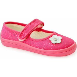Beda Barefoot dětské canvas ballerina
